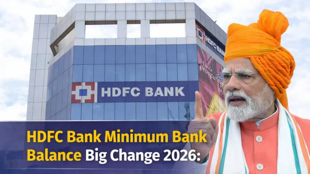HDFC Bank Minimum Bank Balance Big Change 2026